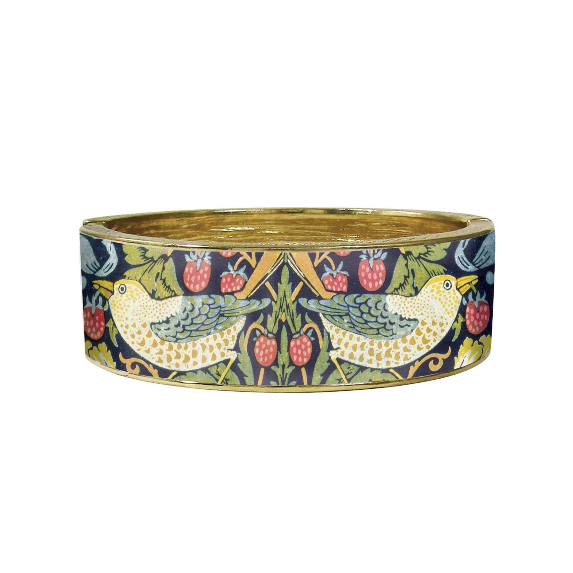 William Morris Strawberry Thief Cuff Bracelet