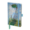 Monet Woman with Parasol - Dot Grid Journal – Hardcover, Pockets, Ribbon Bookmarks