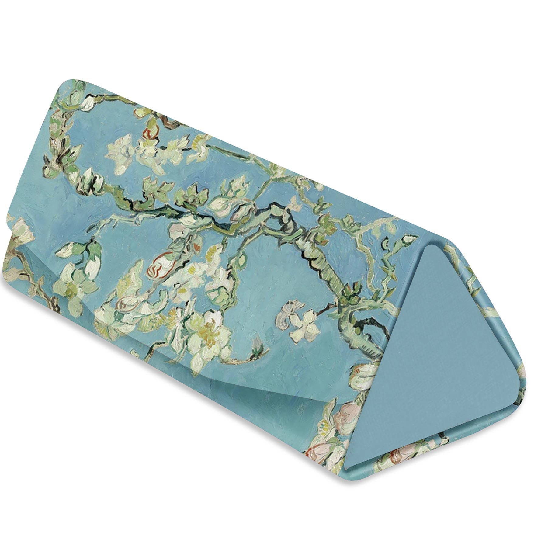 Folding Glasses Case - Vegan, Trifold, van Gogh Almond Blossom