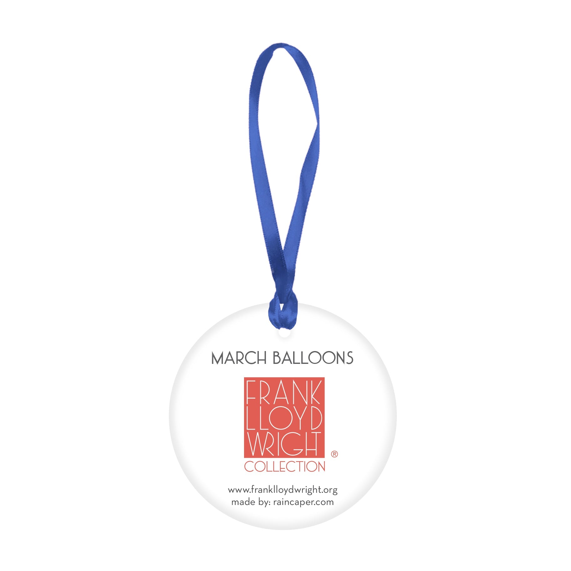 Frank Lloyd Wright March Balloons Year-round Keepsake Ornament