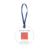 Frank Lloyd Wright Saguaro Forms Porcelain Keepsake Ornament – Flat Ceramic, Gift-Ready