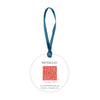 Frank Lloyd Wright Waterlilies Porcelain Keepsake Ornament – Flat Ceramic, Gift-Ready