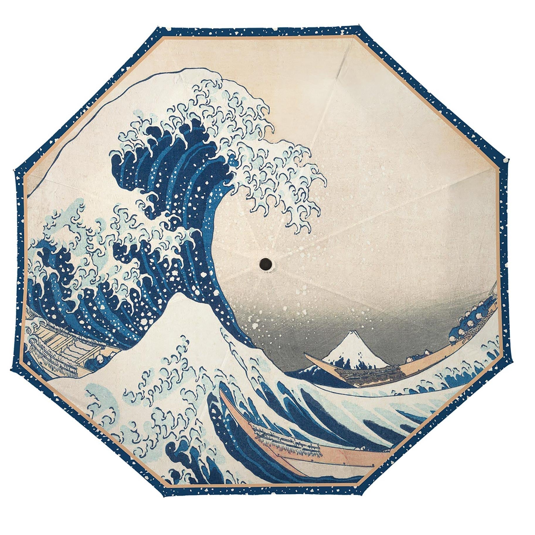 Great Wave Travel Rain Umbrella