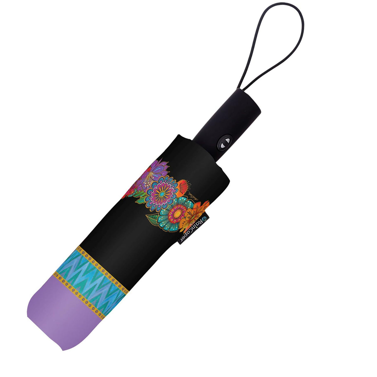 Laurel Burch Blooms Folding Travel Umbrella