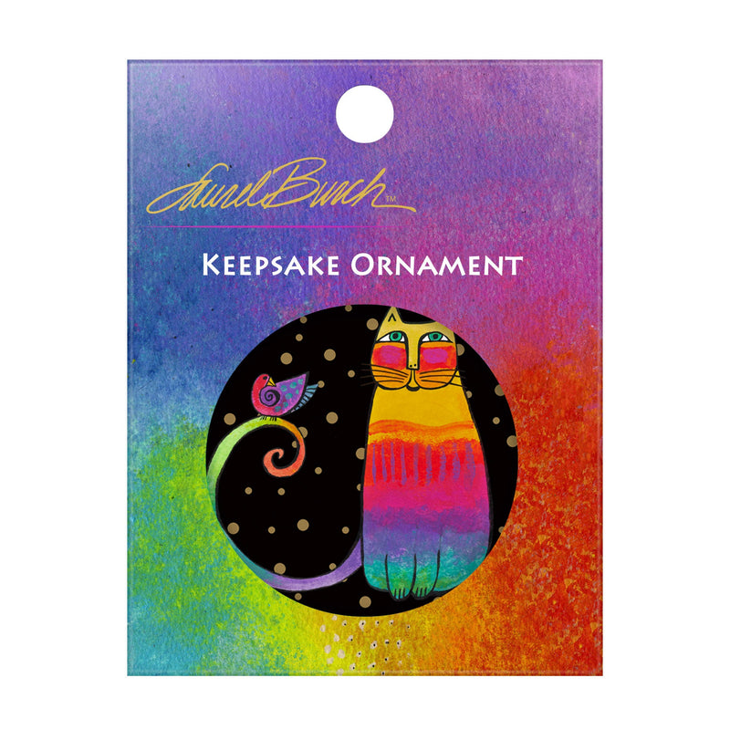 Laurel Burch Rainbow Cat Year-round Keepsake Ornament