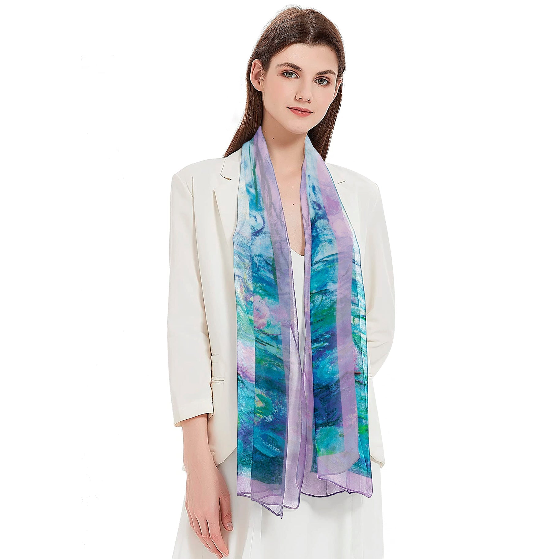 【FLAREUP】24FW★ Sheer Vanish Scarf Long Sleeve Sheer Scarves – RainCaper
