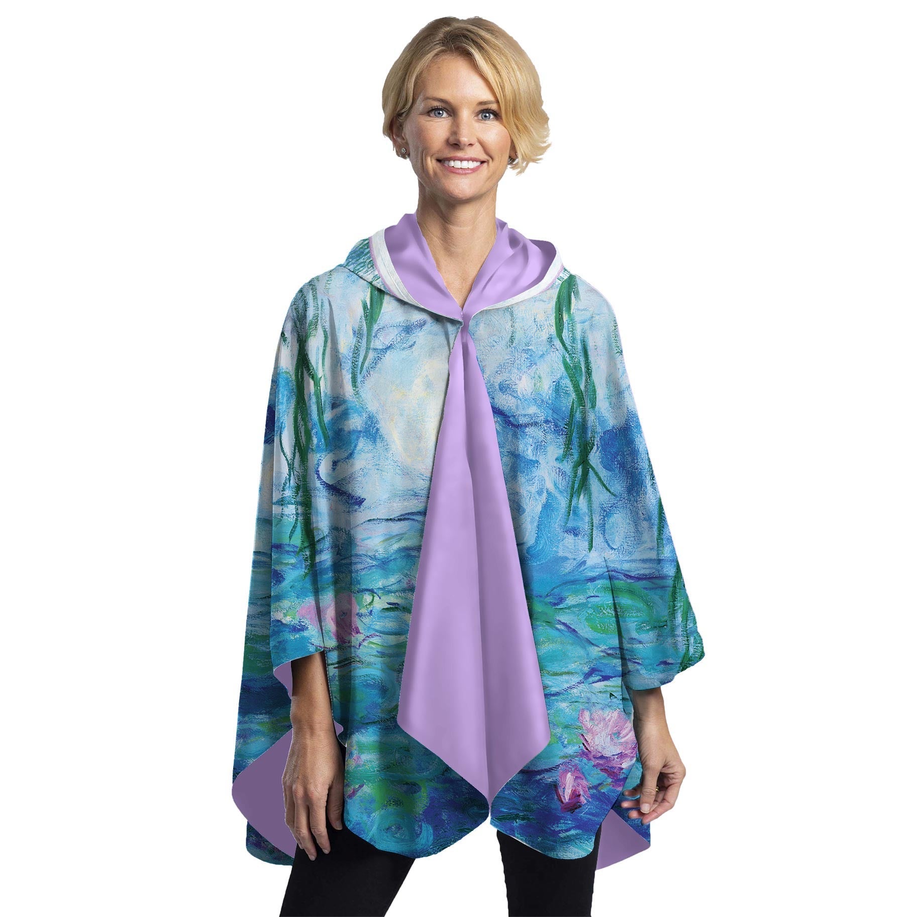 Monet Nympheas Womens Rain Cape