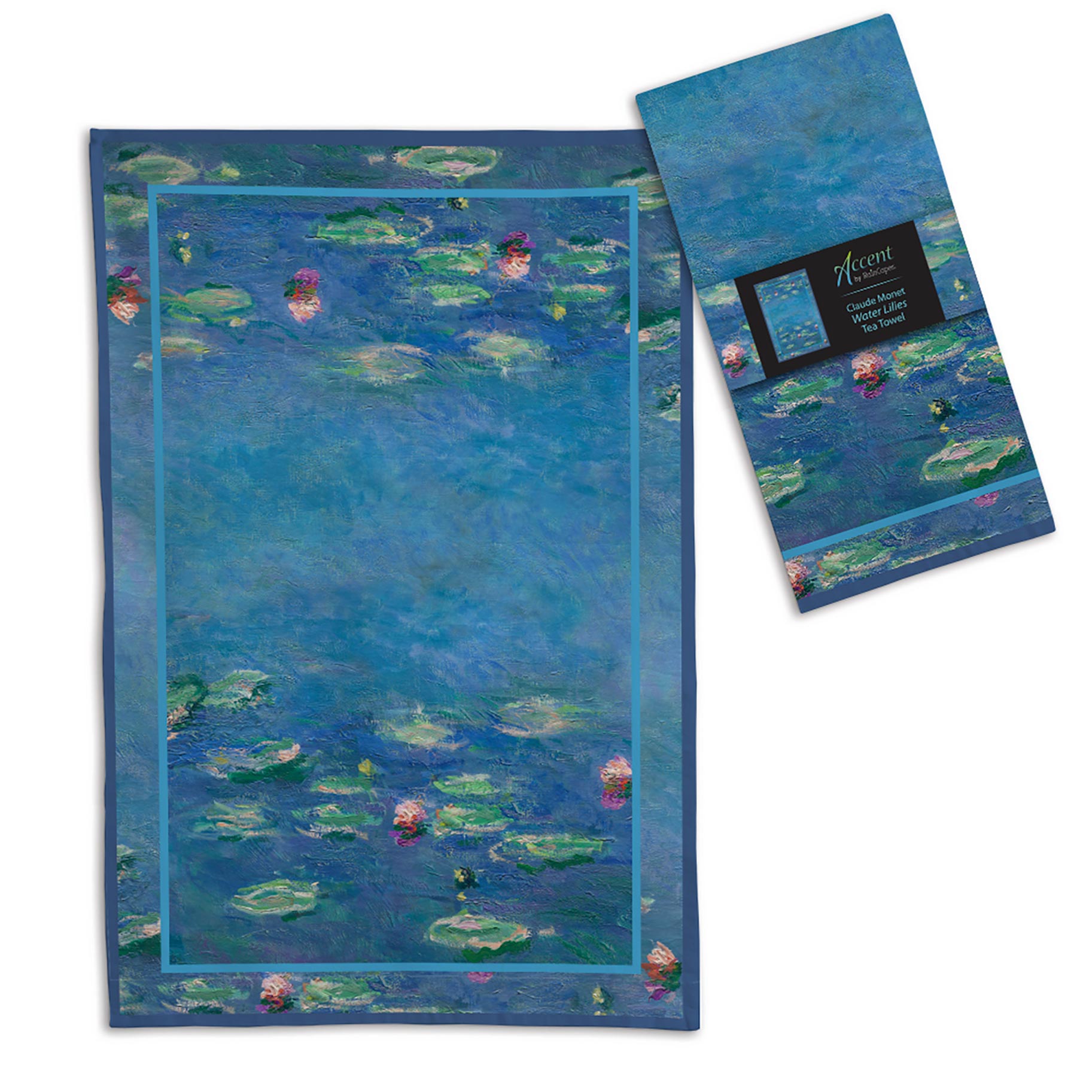 Monet Water Lilies Cotton Tea Towel