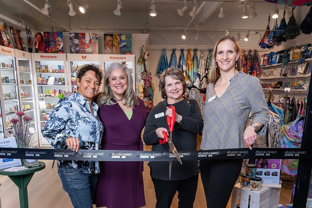 Aarin Burch, Gia Kapp, Jan Hartman, Lindsay Hagerman of RainCaper open Atlanta showroom