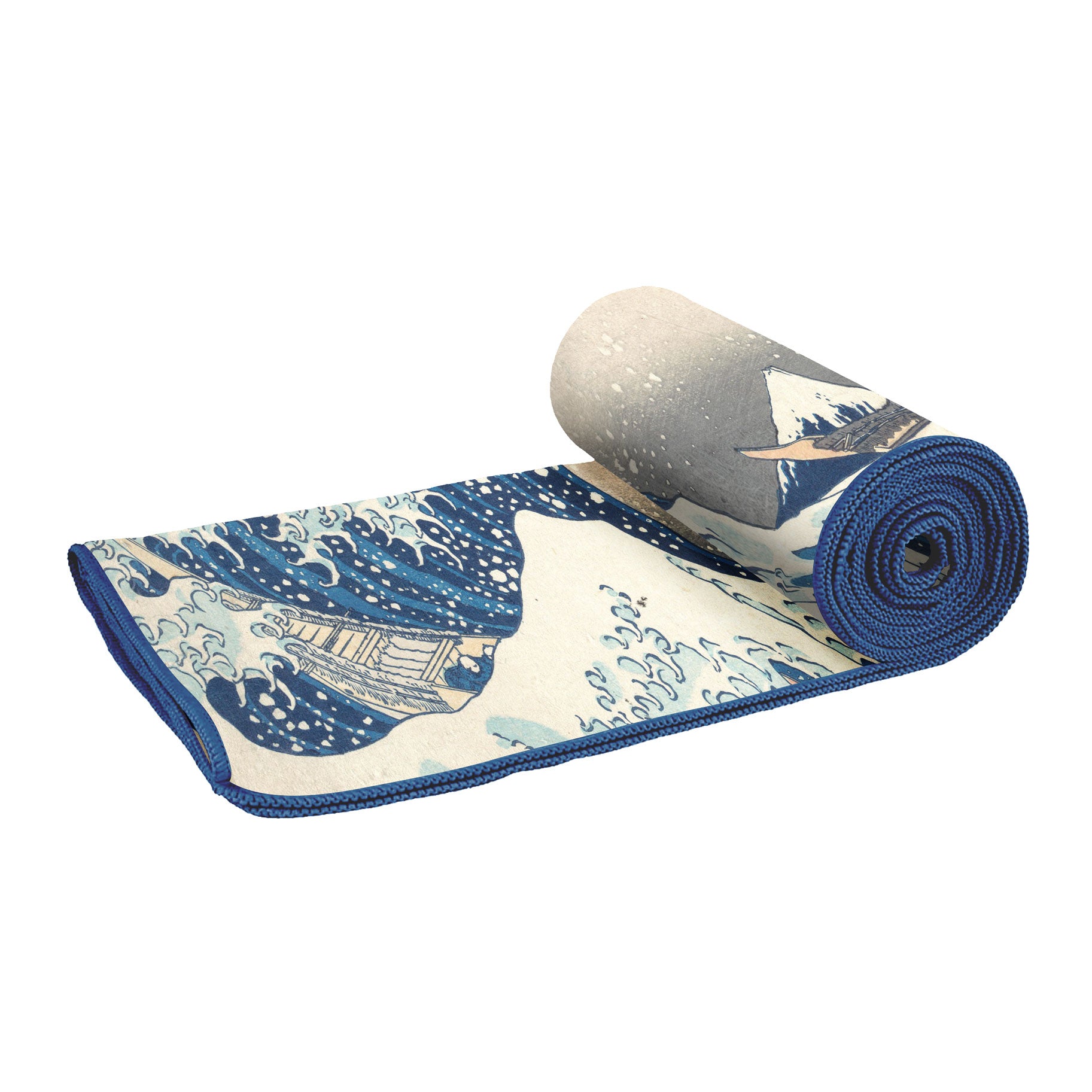 Oversized Beach Towel 40x63" - Microfiber, Quick-Dry, Hokusai The Great Wave