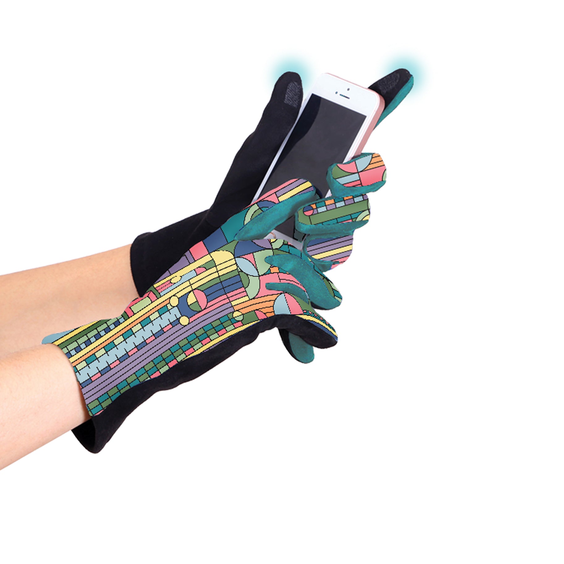 Frank Lloyd Wright Saguaro Forms Texting Gloves
