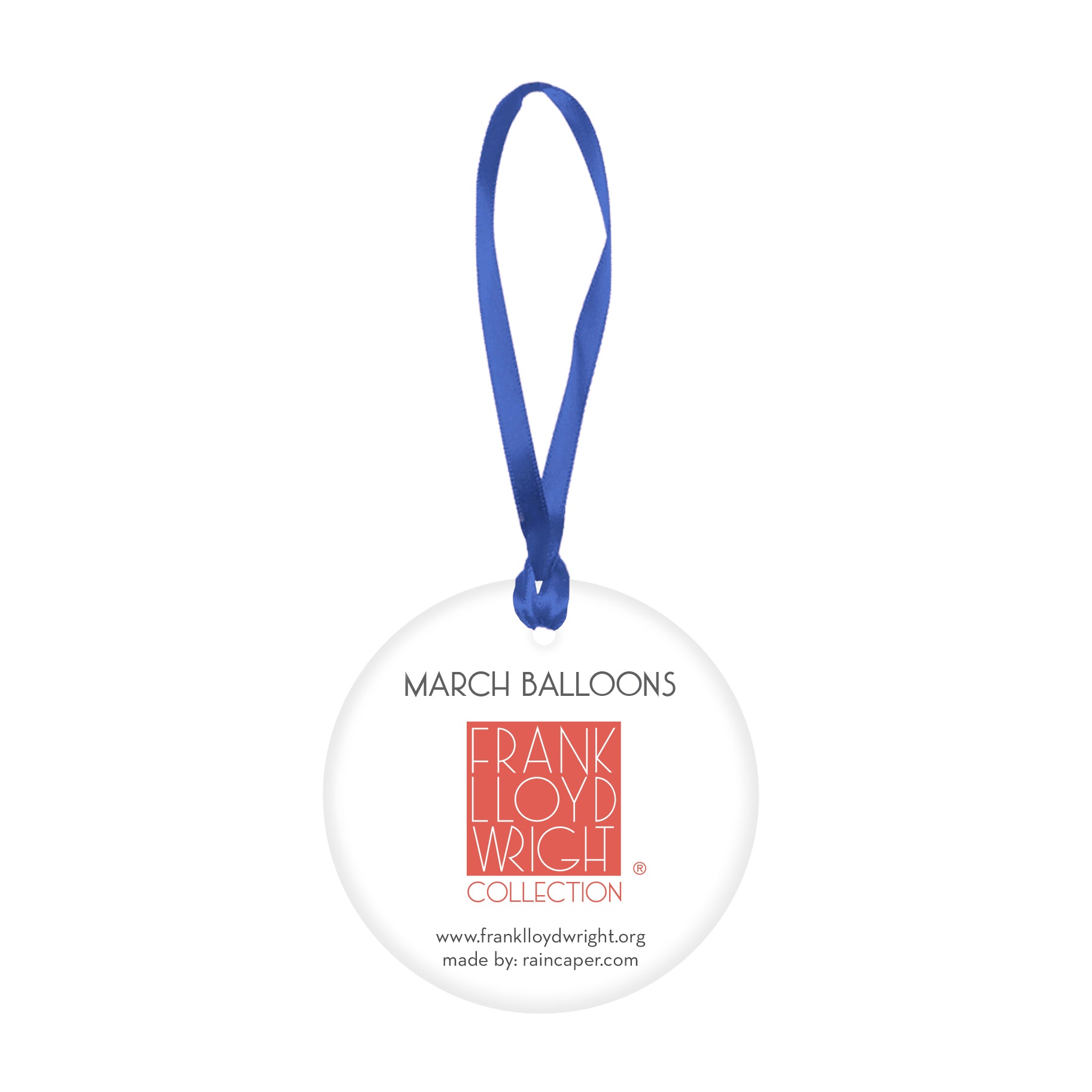 Frank Lloyd Wrigh March Balloons Year-round Keepsake Ornament