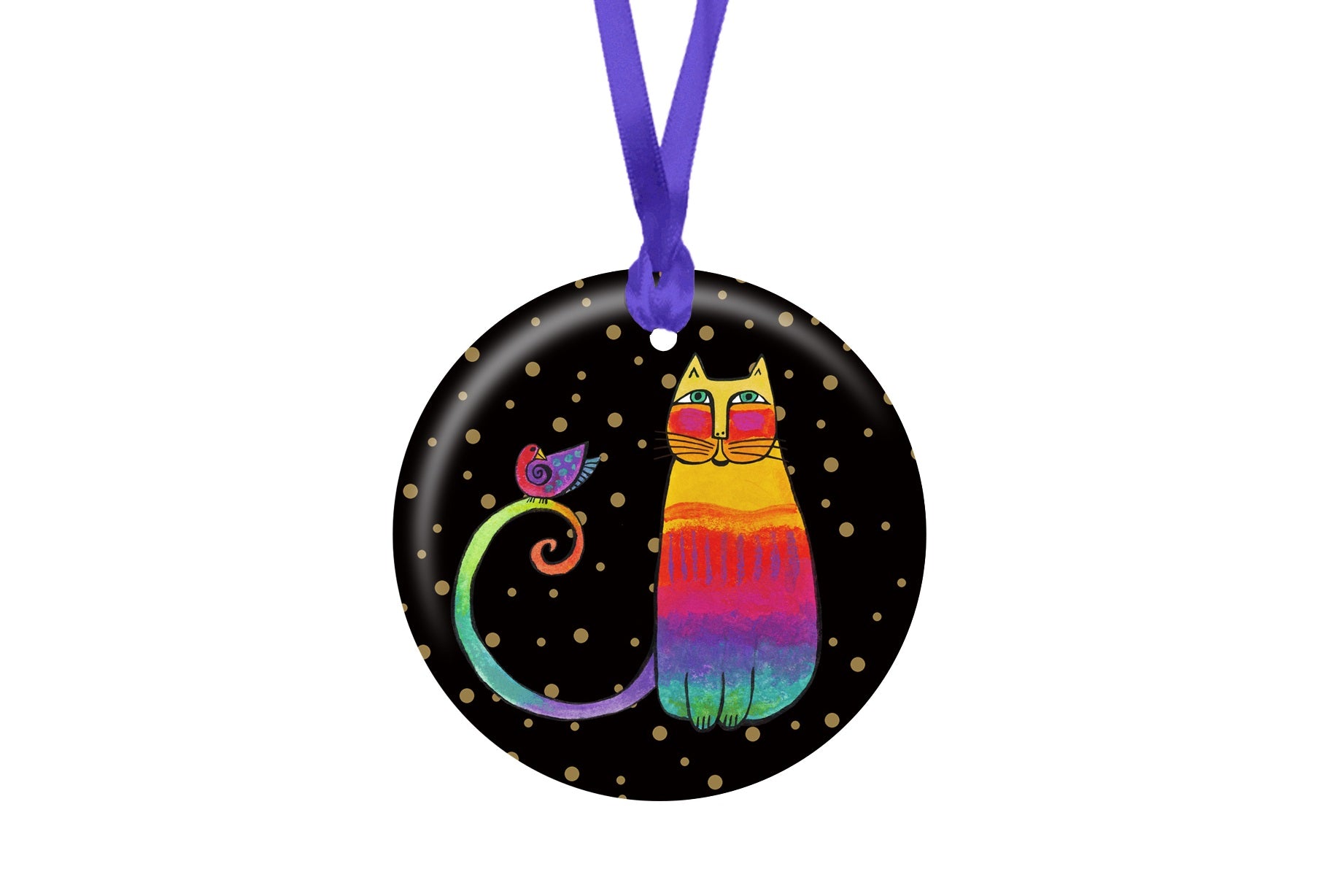 Laurel Burch's Rainbow Cat Year-round Keepsake Ornament