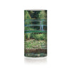 Monet Japanese Footbridge 6" LED Real Wax Candle with Remote