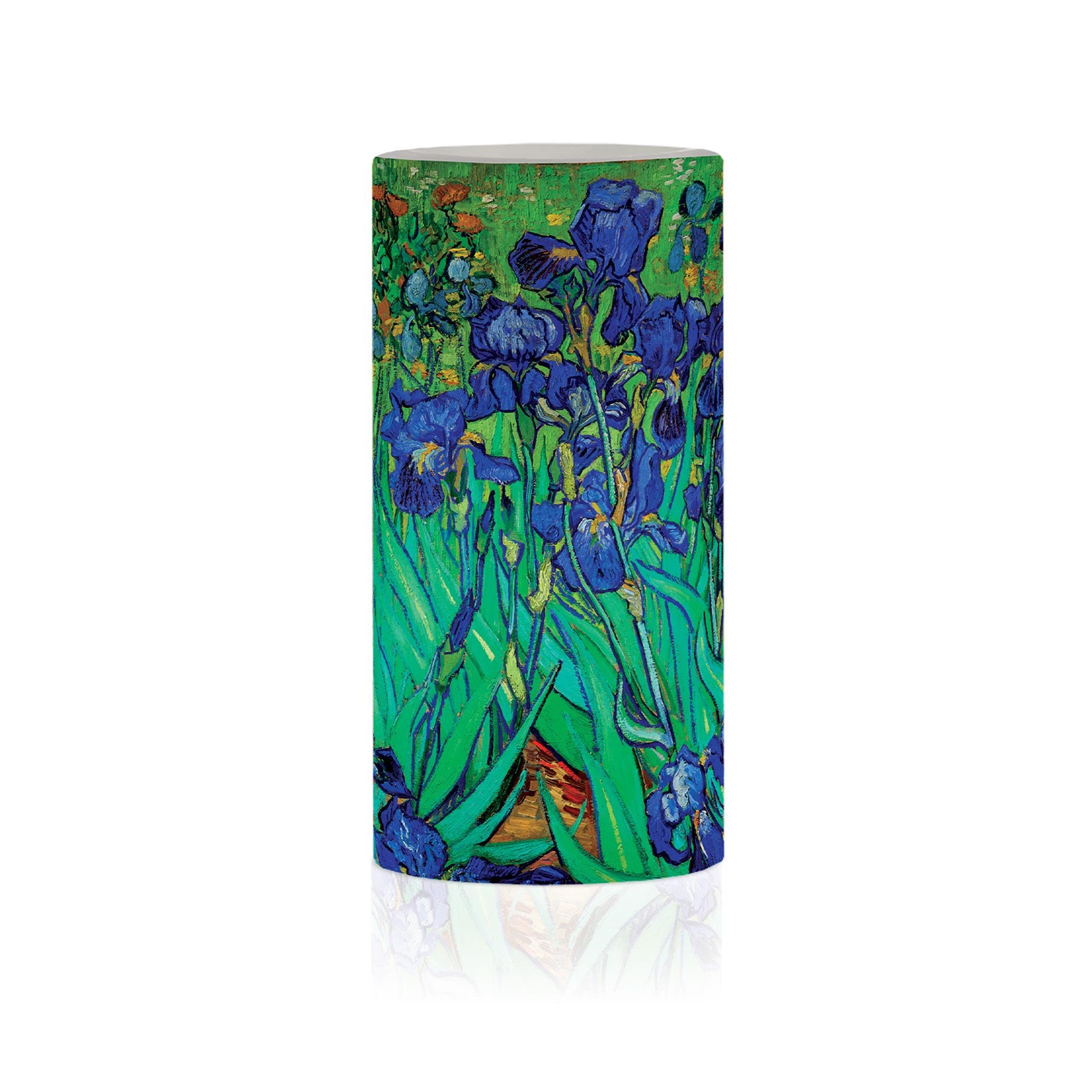 van Gogh Irises 6" LED Real Wax Candle with Remote