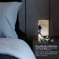 Hokusai The Great Wave 6" 6" LED Candle – Battery Operated, Flickering