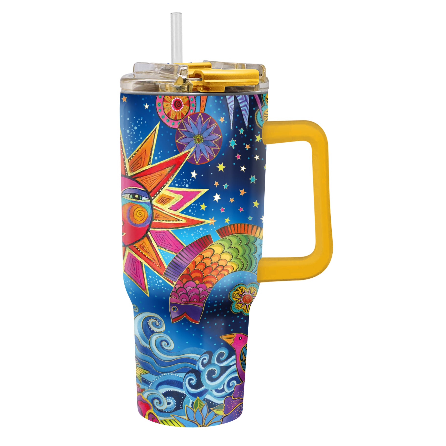 30 oz Tumbler - Laurel Burch "Celestial Magic"