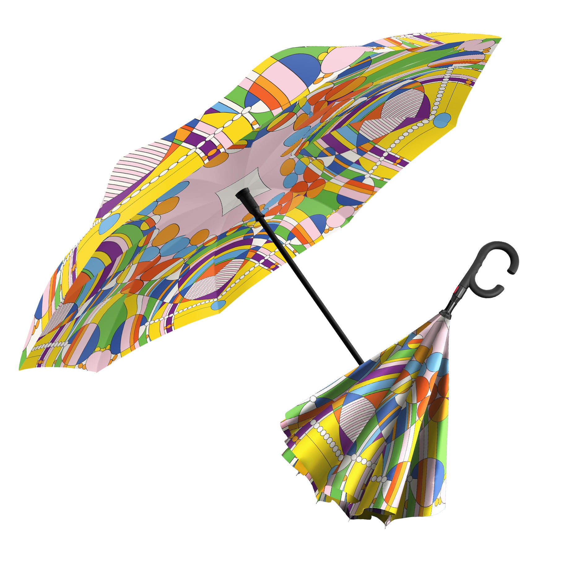 Frank Lloyd Wright March Balloons Reverse Umbrella