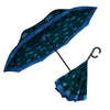 Peacock Reverse Inverted Umbrella – Hands-Free, Windproof Design