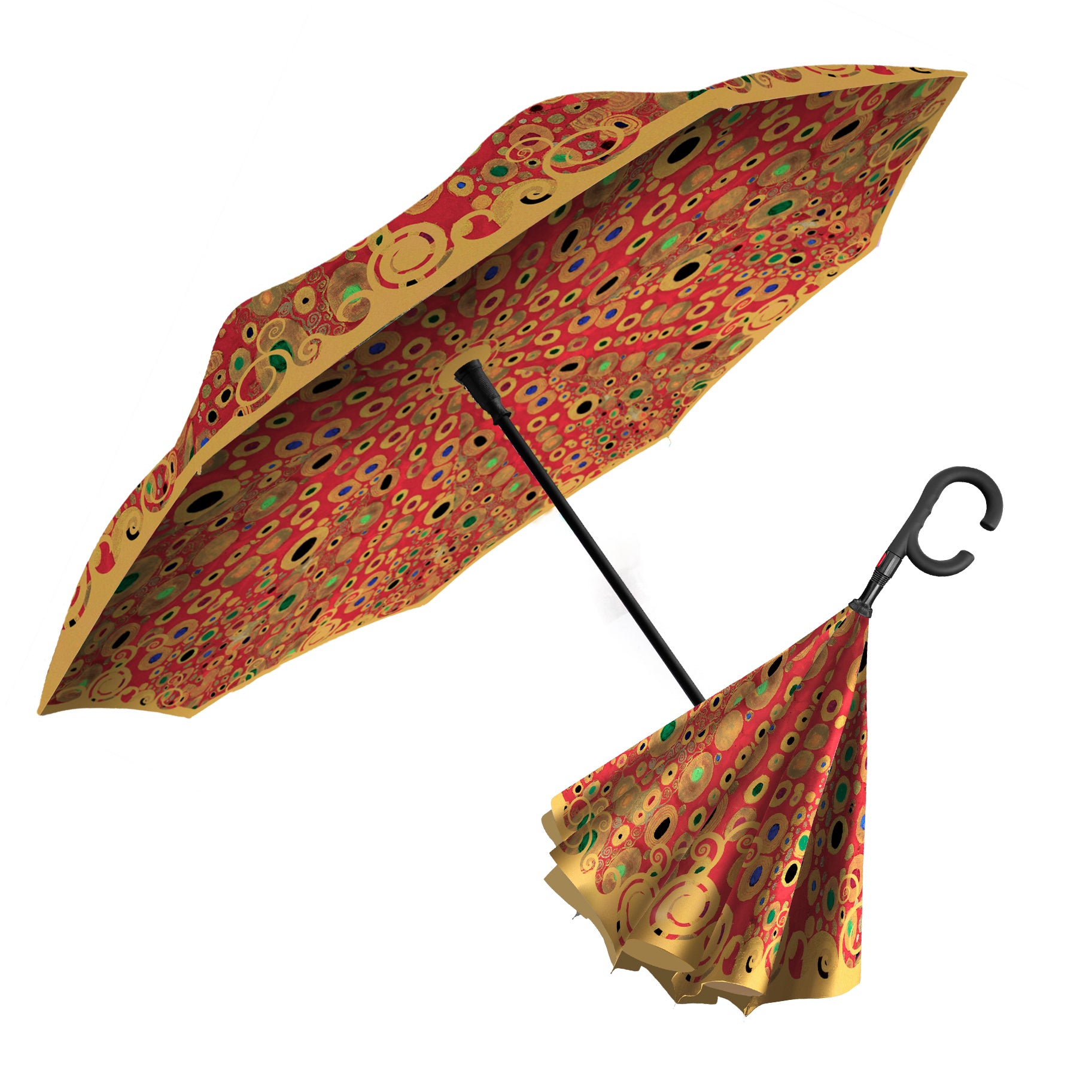 Klimt Hope II Auto Reverse Inverted Umbrella – Hands-Free, Windproof Design