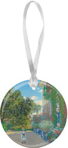Monet Artist's House Porcelain Keepsake Ornament – Flat Ceramic, Gift-Ready