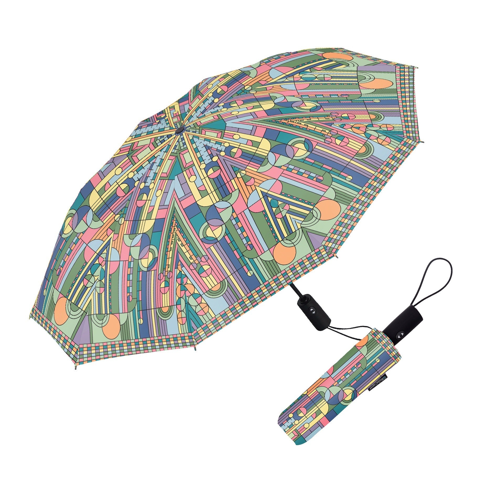 Frank Lloyd Wright Saguaro Forms Folding Travel Umbrella