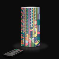 Frank Lloyd Wright Saguaro Forms 6" 6" LED Candle – Battery Operated, Flickering