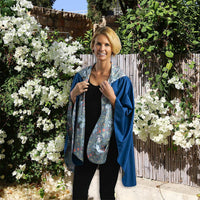 William Morris Golden Lily Womens Rain Cape - Rainproof Breathable Rain Poncho