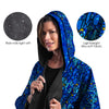 Tiffany Dragonfly Reversible Rain Cape Poncho – Lightweight Hooded Wrap for Women
