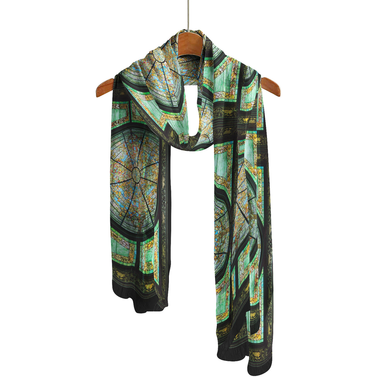 Elegant Light Women's Chiffon Scarf, 23 inch Square, 50's