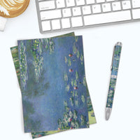 Note Cards - Monet Water Lilies - Box of 16 Cards & Envelopes