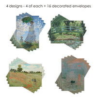 Note Cards - Monet Favorites - Box of 16 Cards & Envelopes