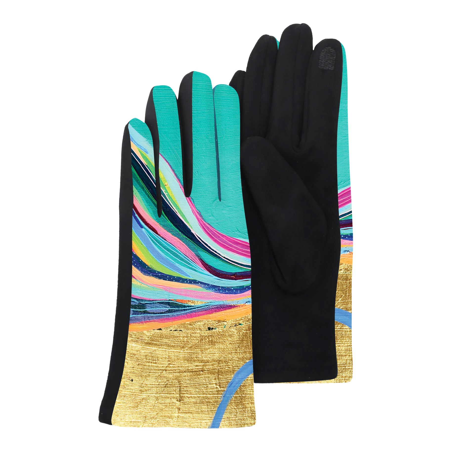 EttaVee Rainbow 1 Texting Gloves