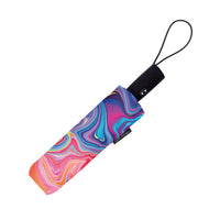 EttaVee "Marble 8" Travel Umbrella – Compact, One-Touch Open & Close
