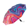 EttaVee "Marble 8" Travel Umbrella – Compact, One-Touch Open & Close