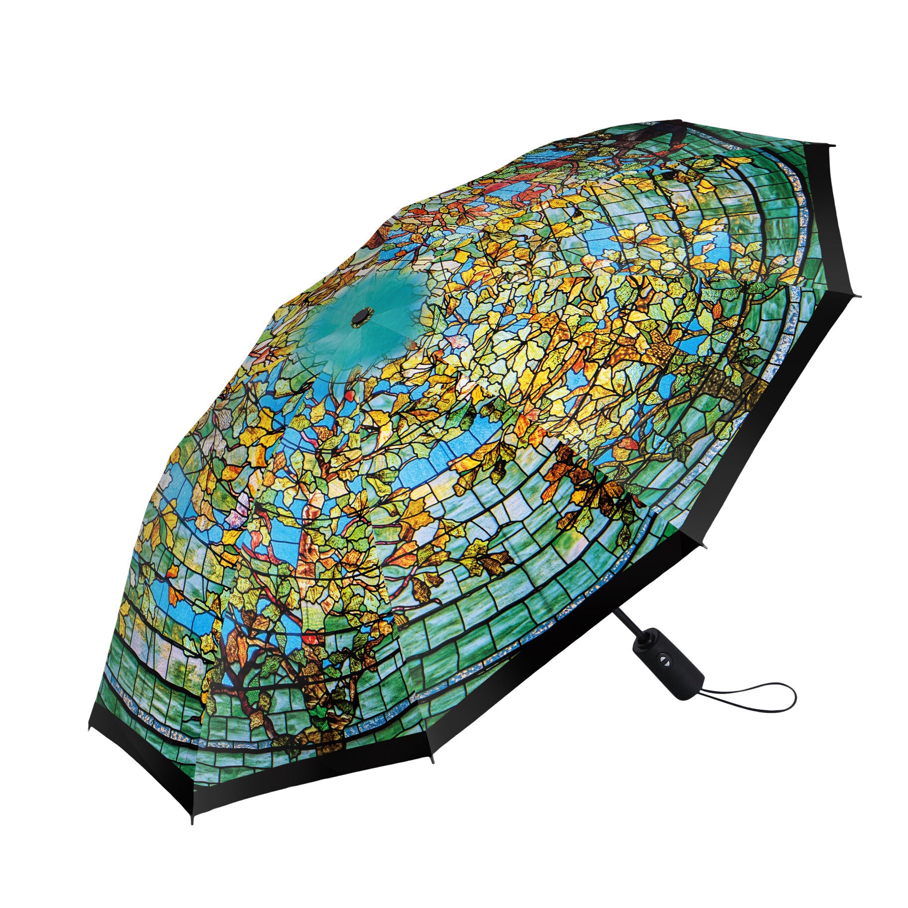 Maher Gallery Dome Folding Travel Umbrella