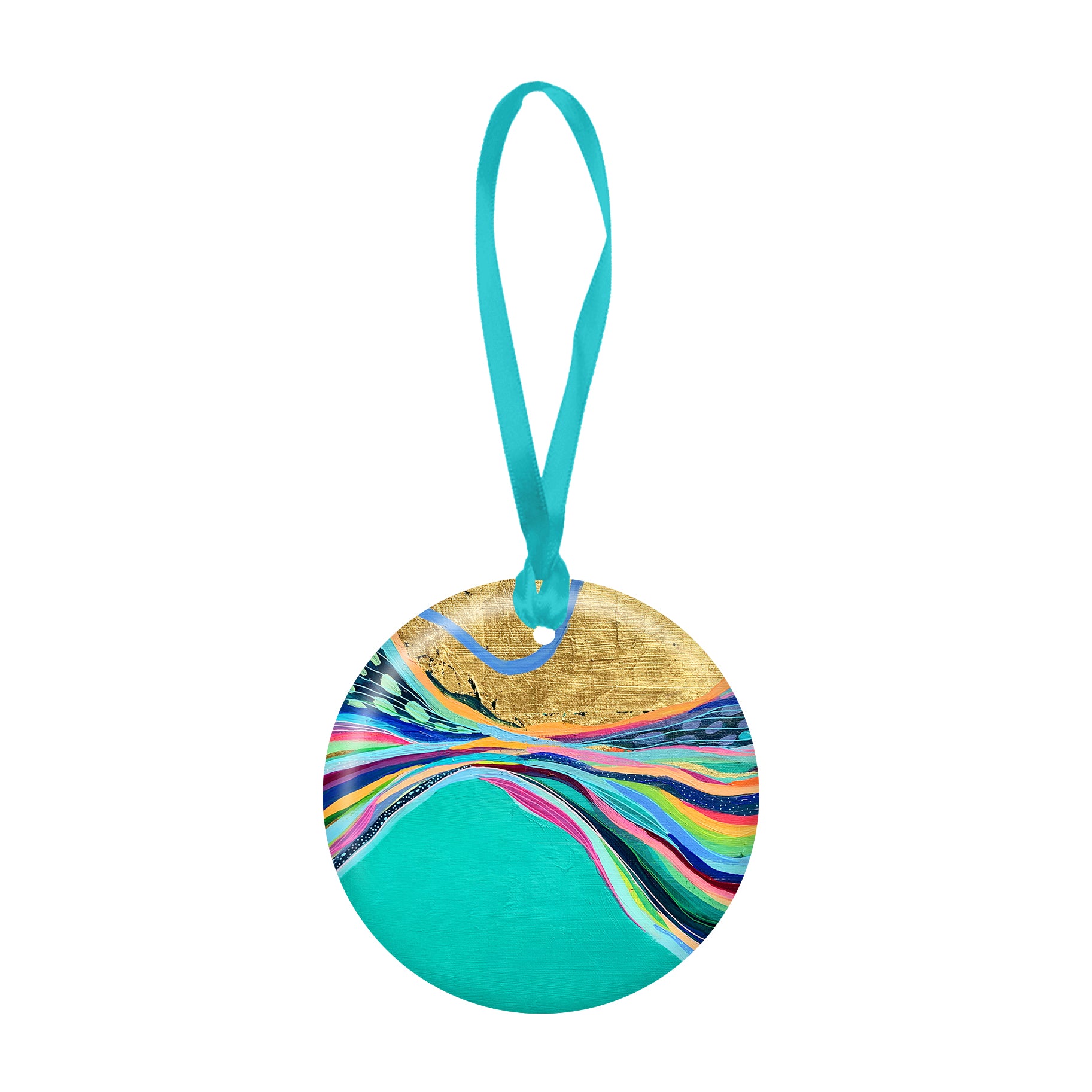 EttaVee's Rainbow Riviera 1 Year-round Keepsake Ornament