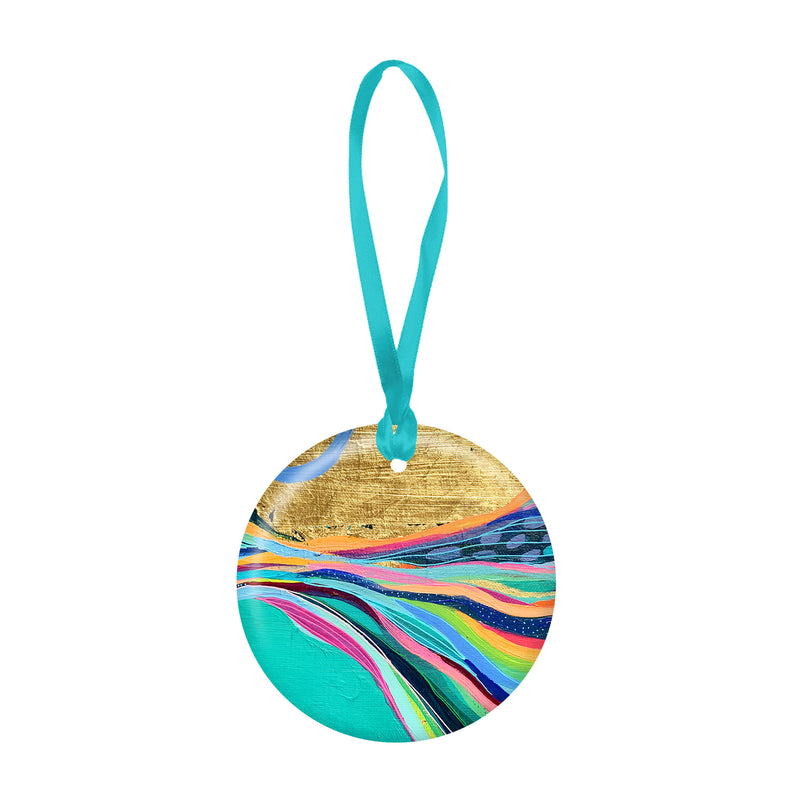 EttaVee's Rainbow Riviera 1 Year-round Keepsake Ornament