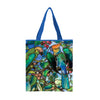 Tiffany Parrots Canvas Magazine Tote – Slim Vertical Tote Bag