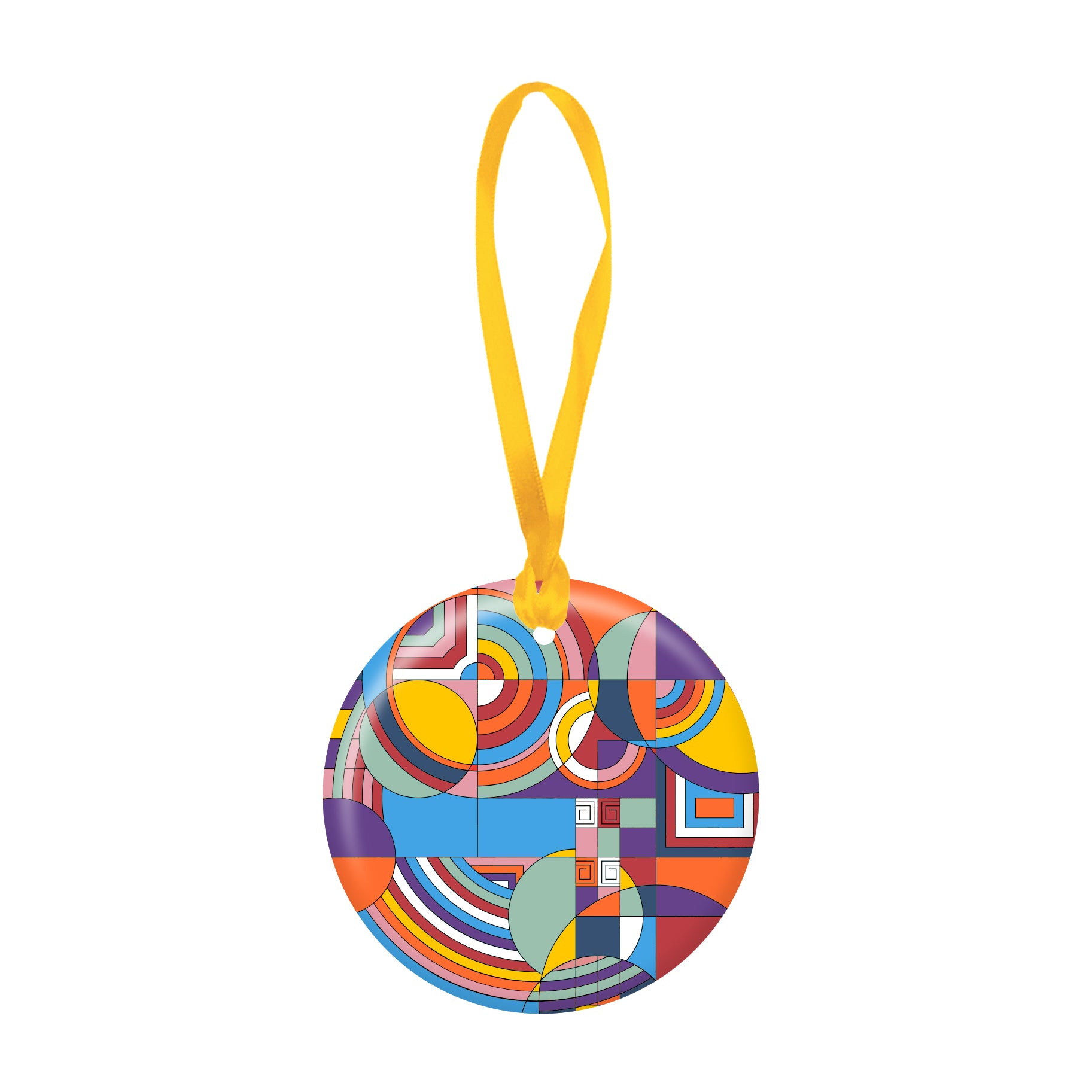 Frank Lloyd Wright Hoffman Rug Year-round Keepsake Ornament