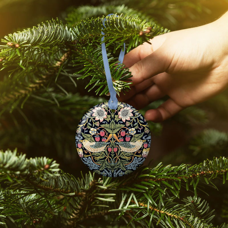 Wm Morris Strawberry Thief Year-round Keepsake Ornament