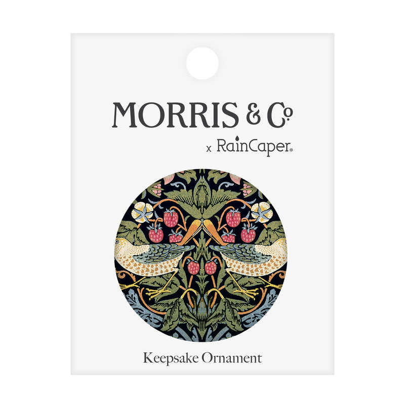 Wm Morris Strawberry Thief Year-round Keepsake Ornament