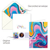 Note Cards - EttaVee Marble- Box of 16 Cards & Envelopes