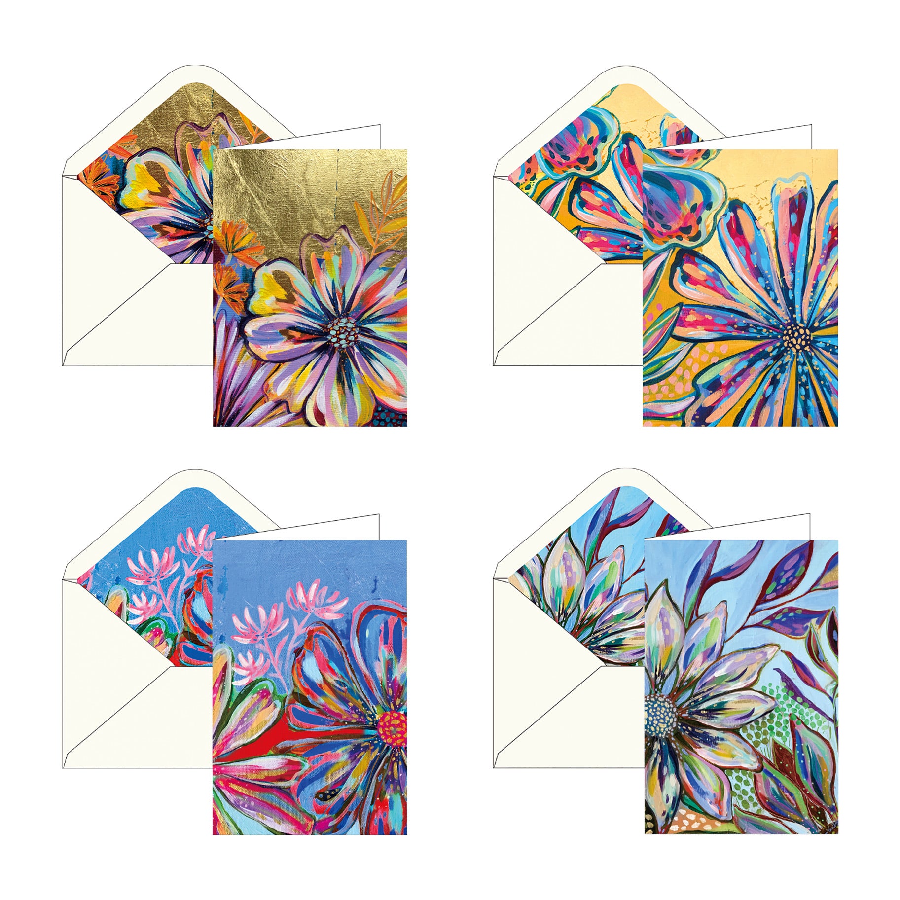 Note Cards - EttaVee Florals - Box of 16 Cards & Envelopes