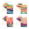 EttaVee Brush Strokes - Boxed Blank Note Cards – Set of 16 in a Keepsake Gift Box