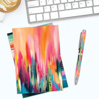 EttaVee Brush Strokes - Boxed Blank Note Cards – Set of 16 in a Keepsake Gift Box