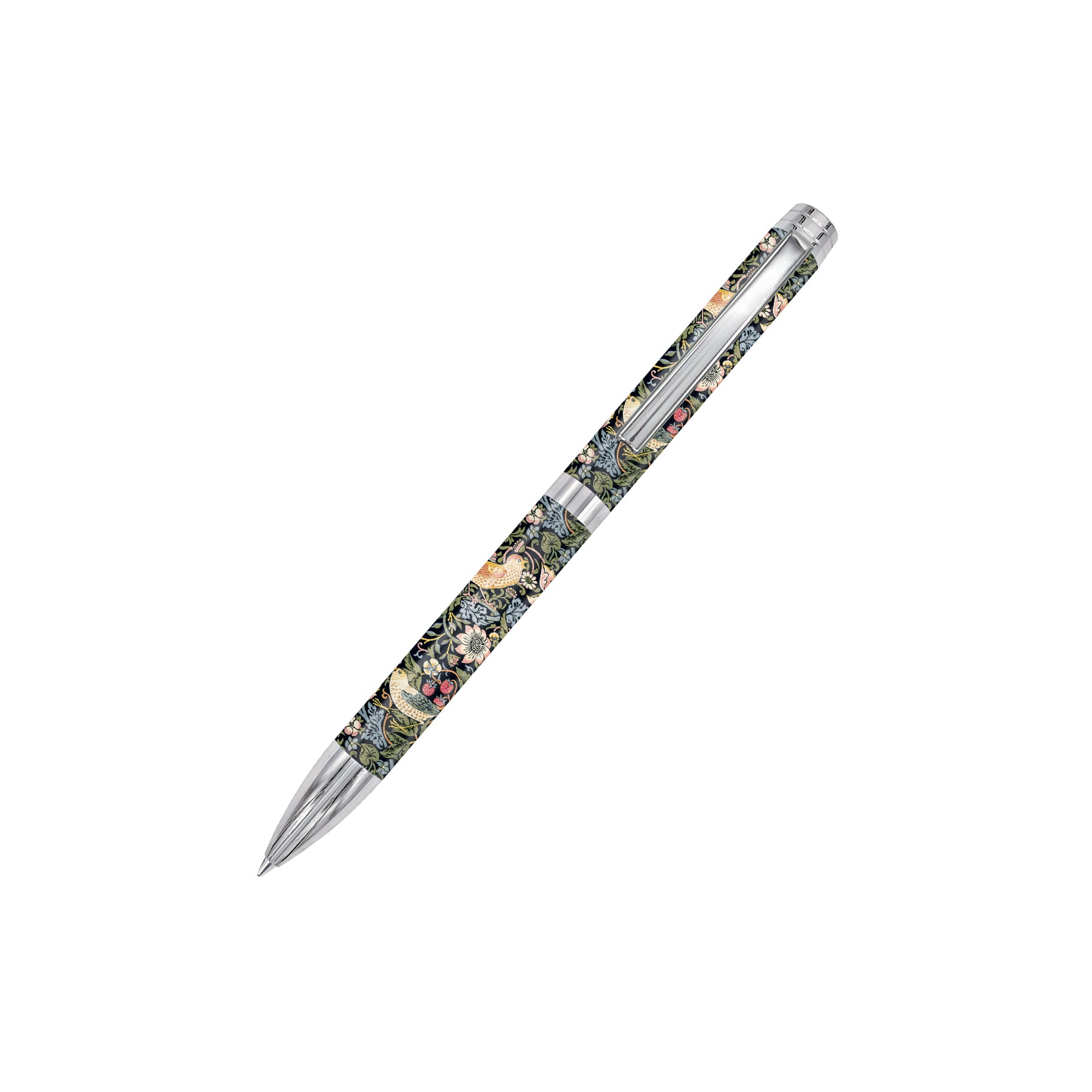 Writing Pen - William Morris Strawberry Thief - Gift Boxed