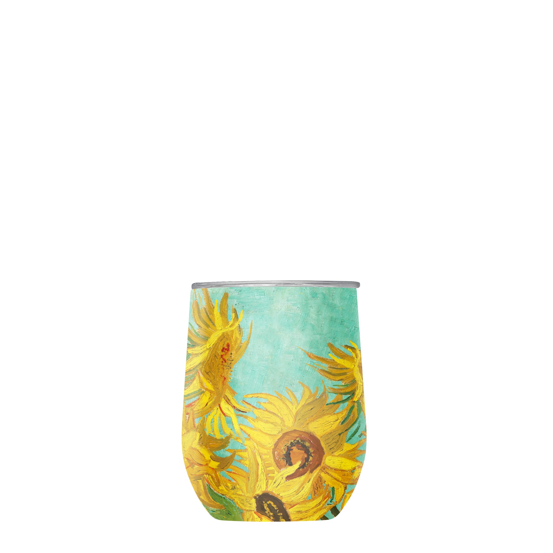 Stemless Wine Tumbler - van Gogh "Sunflowers"