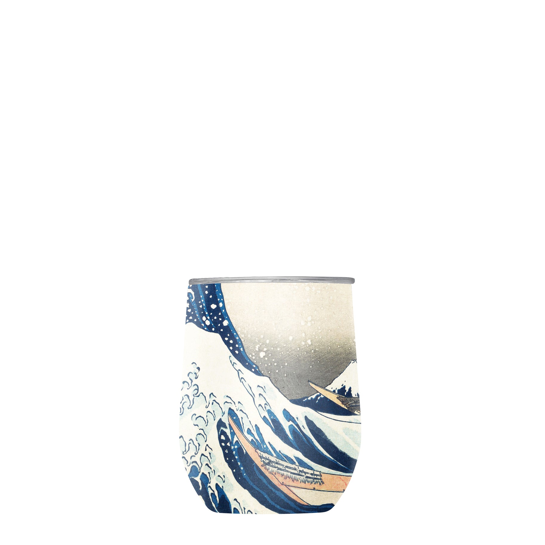 Stemless Wine Tumbler - Hokusai "The Great Wave"