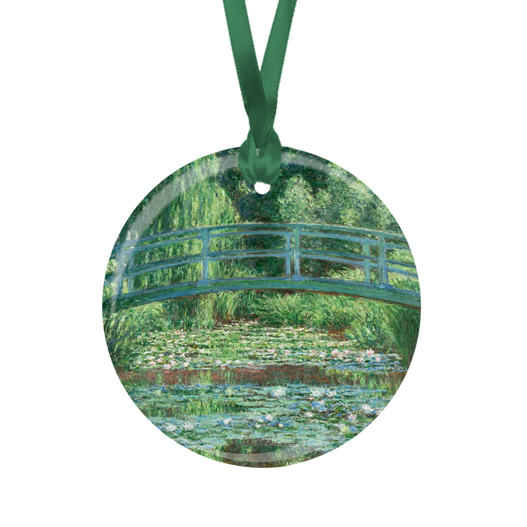 Monet Japanese Footbridge Year-round Keepsake Ornament